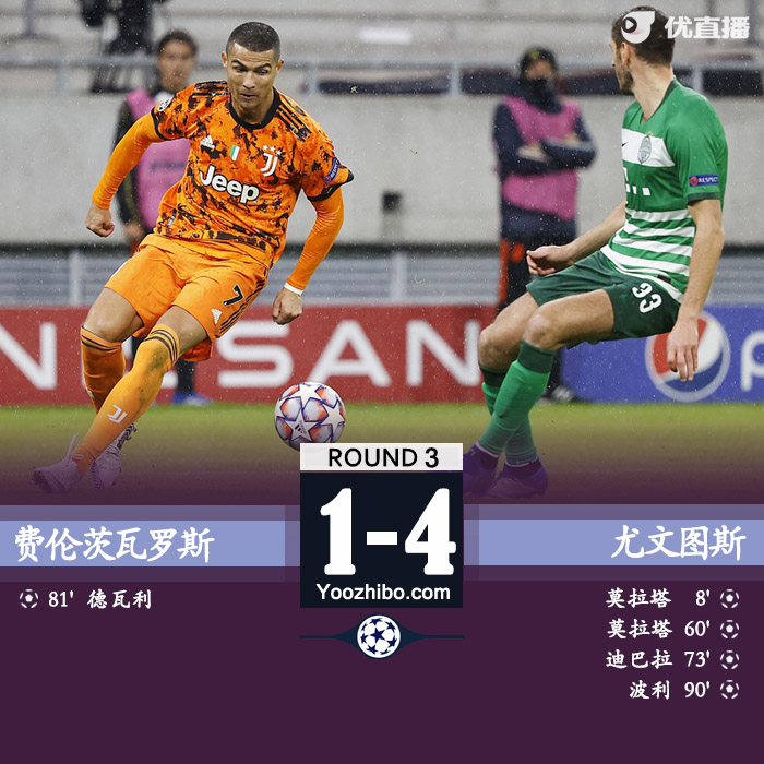 <a href=/zuqiuxm/juventus/ target=_blank class=infotextkey>尤文图斯</a>4-1费伦茨瓦罗斯
