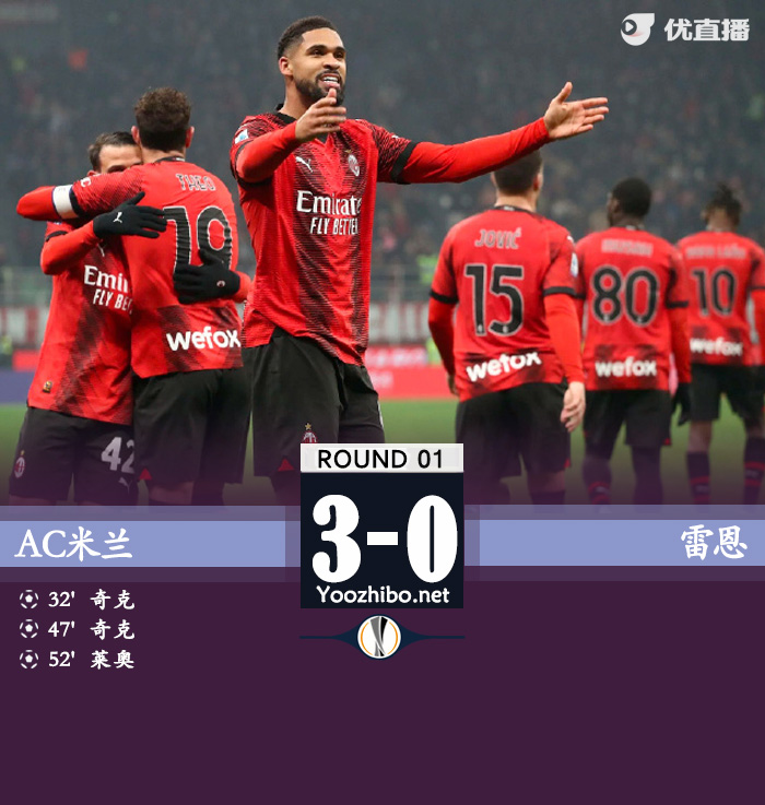 <a href=/zuqiuxm/acmilan/ target=_blank class=infotextkey>AC米兰</a>vs雷恩