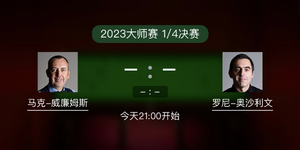 马克-威廉姆斯vs<a href=/tiyuxm/aslw/ target=_blank class=infotextkey>奥沙利文</a>赛事前瞻和交手记录