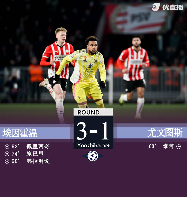 埃因霍温vs<a href=/zuqiuxm/juventus/ target=_blank class=infotextkey>尤文图斯</a>