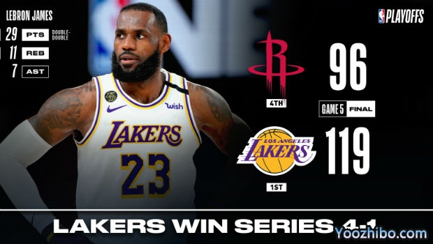 <a href=/lanqiuxm/lakers/ target=_blank class=infotextkey>湖人</a>大胜<a href=/lanqiuxm/rockets/ target=_blank class=infotextkey>火箭</a>大比分4-1晋级西决