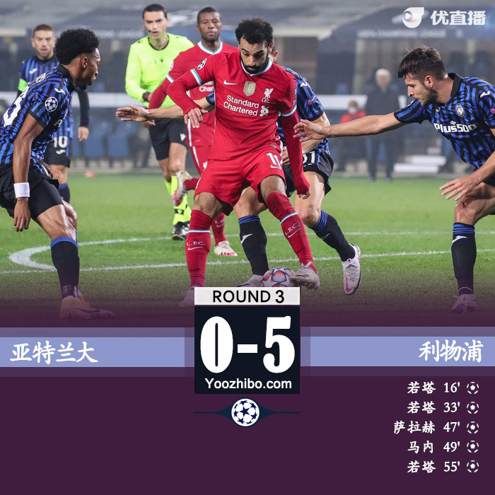 <a href=/zuqiuxm/liverpool/ target=_blank class=infotextkey>利物浦</a>5-0亚特兰大